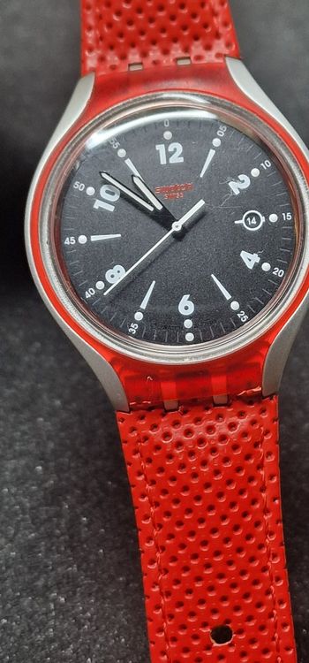 Swatch Uhr YES4001 Irony Aluminium Big Xlite Go Jump 41mm