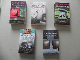 5 Bücher Alpenkrimi Romane Taschenbücher Nicola Förg