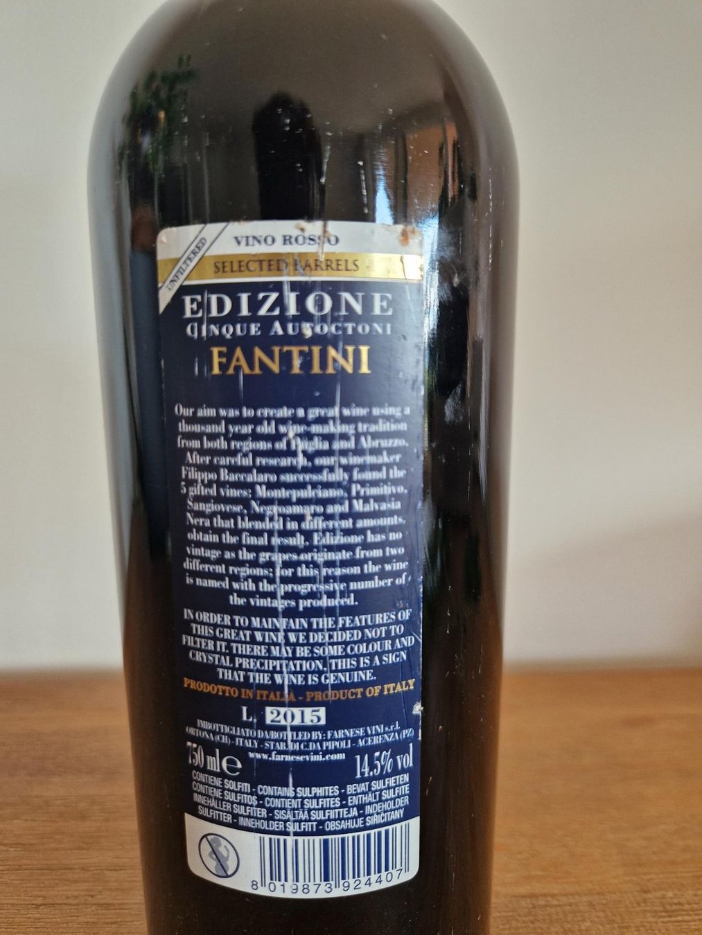 Vins: Fantini Edizione 17 Cinque Autoctoni – Neuf (Voir description) à Luzern par yvesaeschbach 1