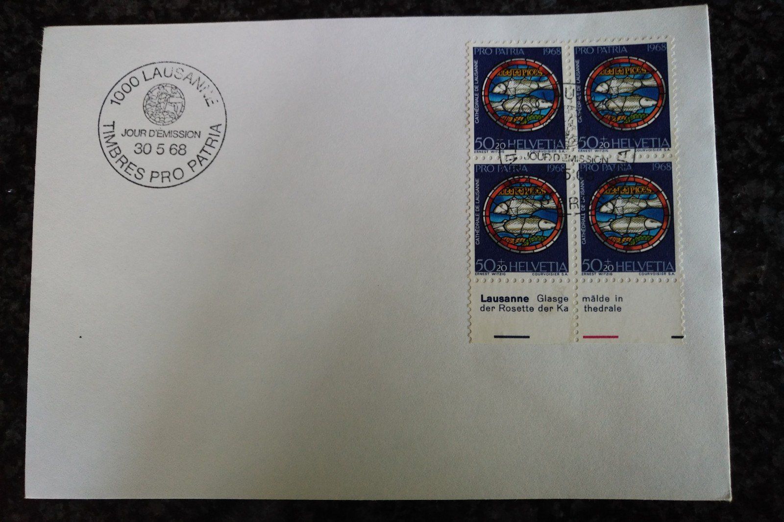 Tous les timbres: Ersttagsbrief 1968- Pro Patria – Neuf avec emballage d'origine à Seltisberg par smi_x7rx