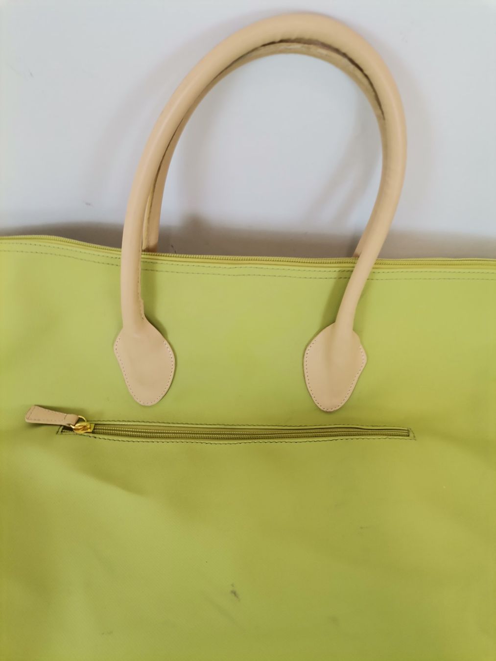David Jones Borse da donna: DAVID JONES - Damen Shopper PVC green/Lime – Usato da Schaffhausen venduto da Restwert_SH 1