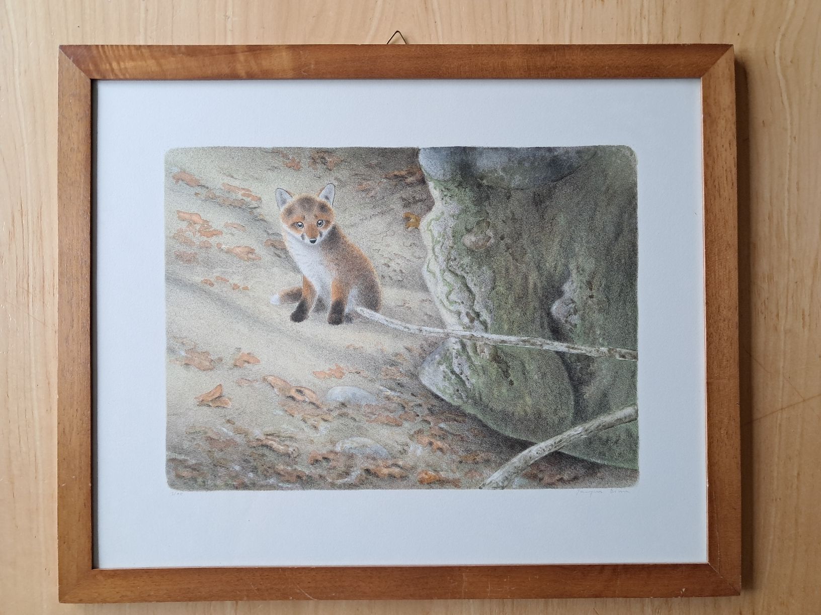 Grafiken & Lithographien: Lithographie original Jacques Rime Charmant Renard Roux – Gebraucht aus Avry-devant-Pont von Momos72