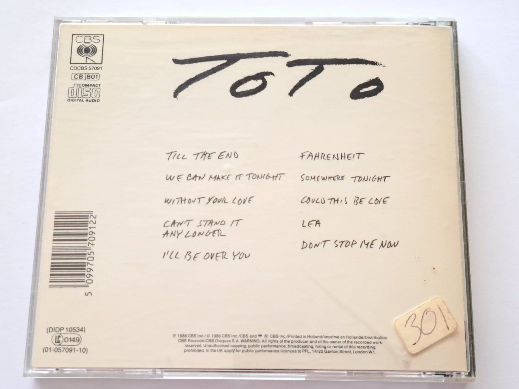 CD: Cd Toto - Farenheit – Usato da Pully venduto da bro_n52j 1