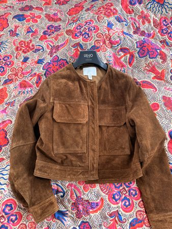 H&M echtes Wildleder Jacke GrösseXS