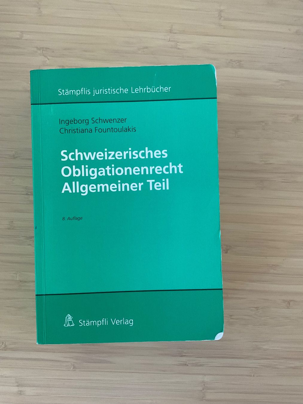 Bücher: Schweizerisches Obligationenrecht Allgemeiner Teil – Gebraucht aus Bottmingen von cho_m7fq