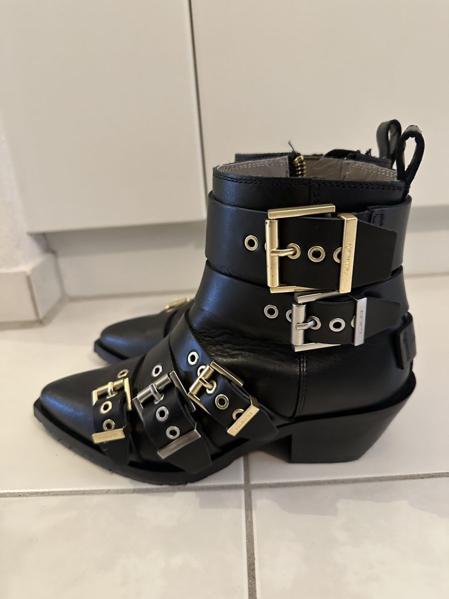 Allsaints Damenschuhe: All Saints JANE BUCKLE BOOT - Stiefelette black Grösse 36 – Neu (gemäss Beschreibung) aus Zürich von Lucyy 1