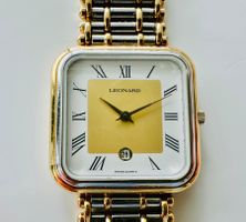LEONARD Swiss Made Quartz 28 mm NEUVE et en PARFAIT ÉTAT