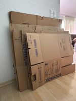 4 x grosse Umzugskartons, gebraucht
