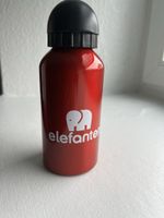 elefanten Trinkflasche rot, Aluminium, sehr guter Zustand