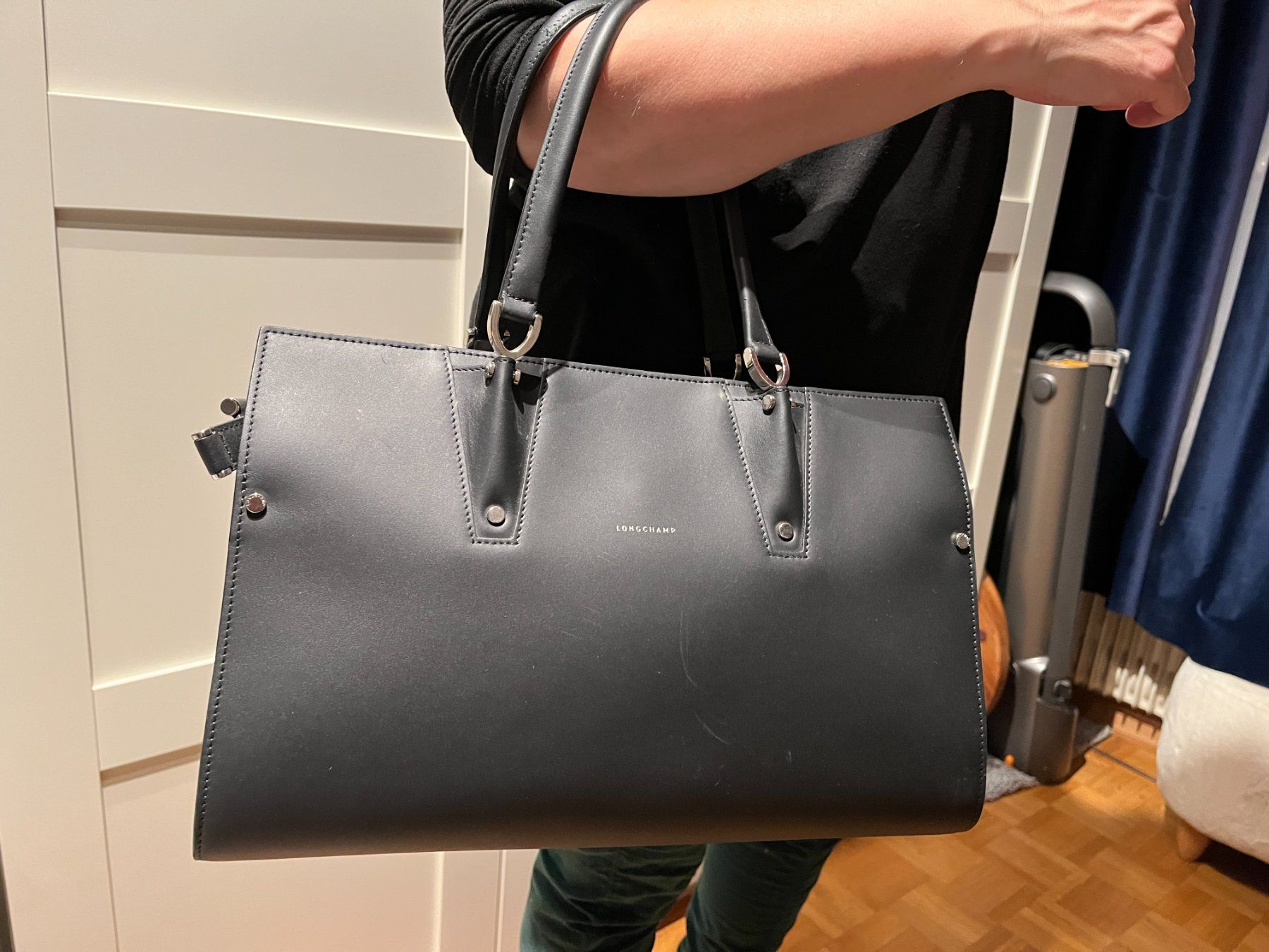 Longchamp Borse da donna: Sac à main en Cuir Longchamp Paris Premier – Usato da Vevey venduto da zecollector