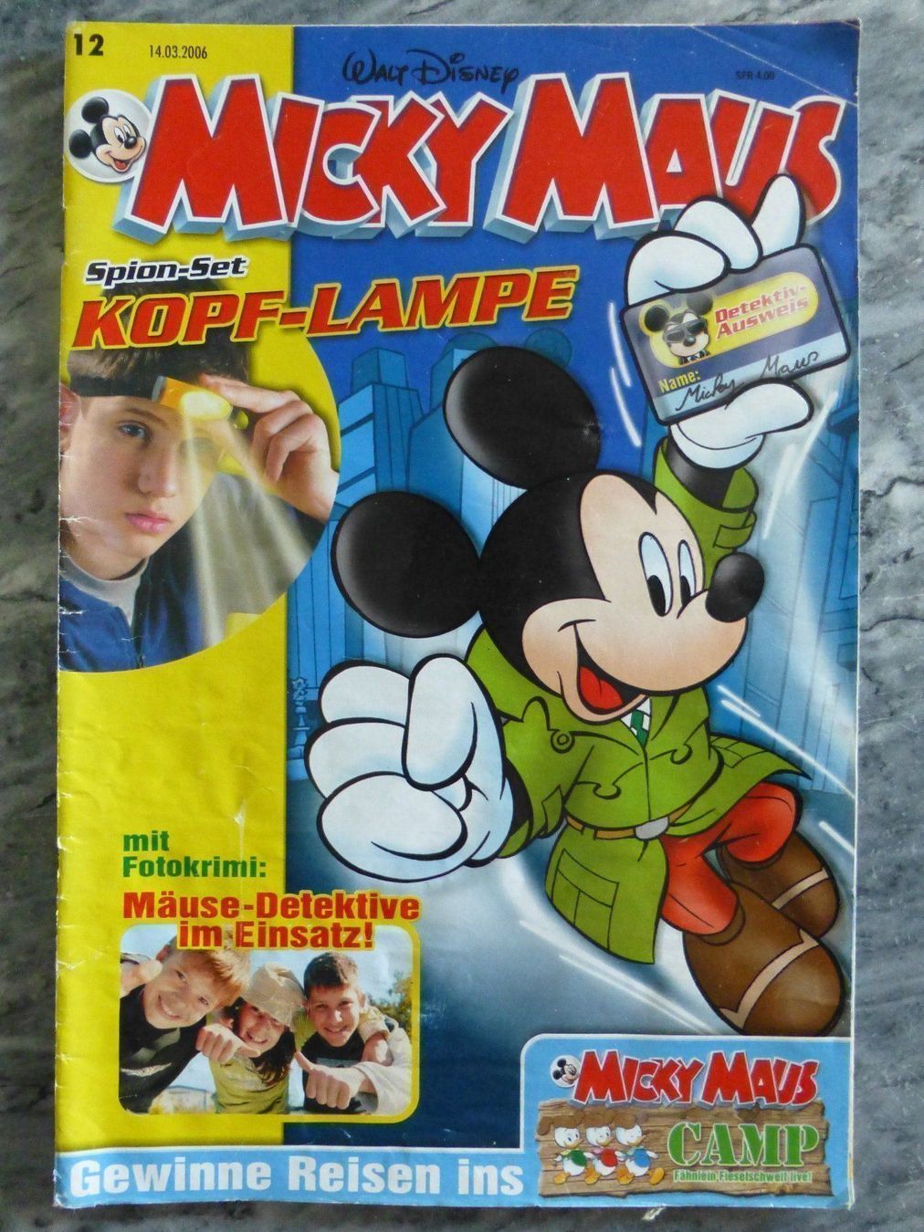 Fumetti: Micky Maus Heft - Nr. 12 / 14.03.2006 – Usato da Basel venduto da Falconis