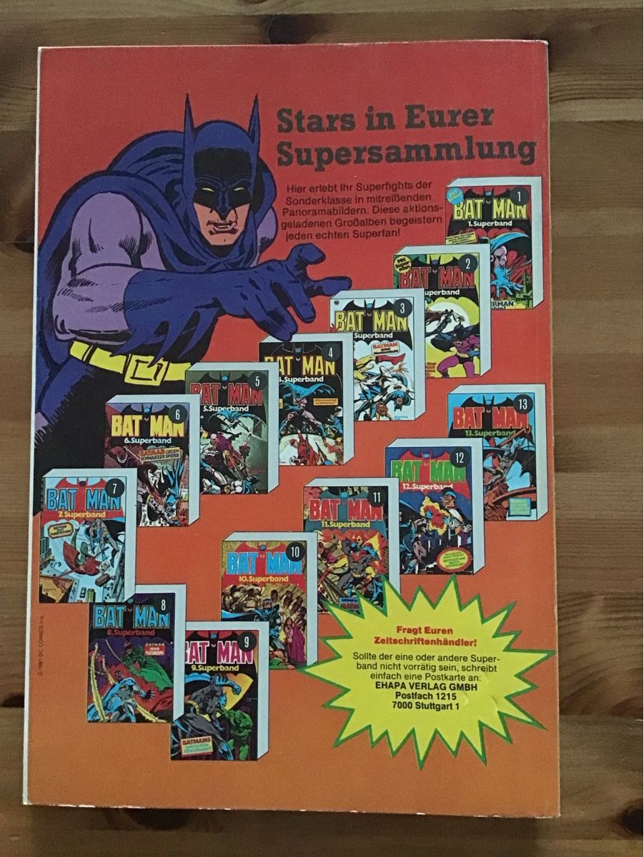 Fumetti: Batman superband 14 – Usato da Bettwiesen venduto da Jumpingfox 1