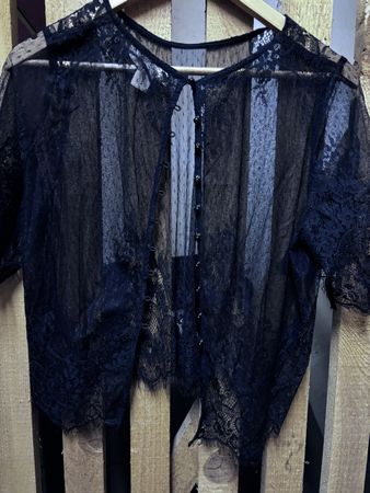 Chemisier dentelle noir H&M Coachella