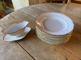 Vintage Goldrand Schirnding Feston Teller & Bareuther Saucie