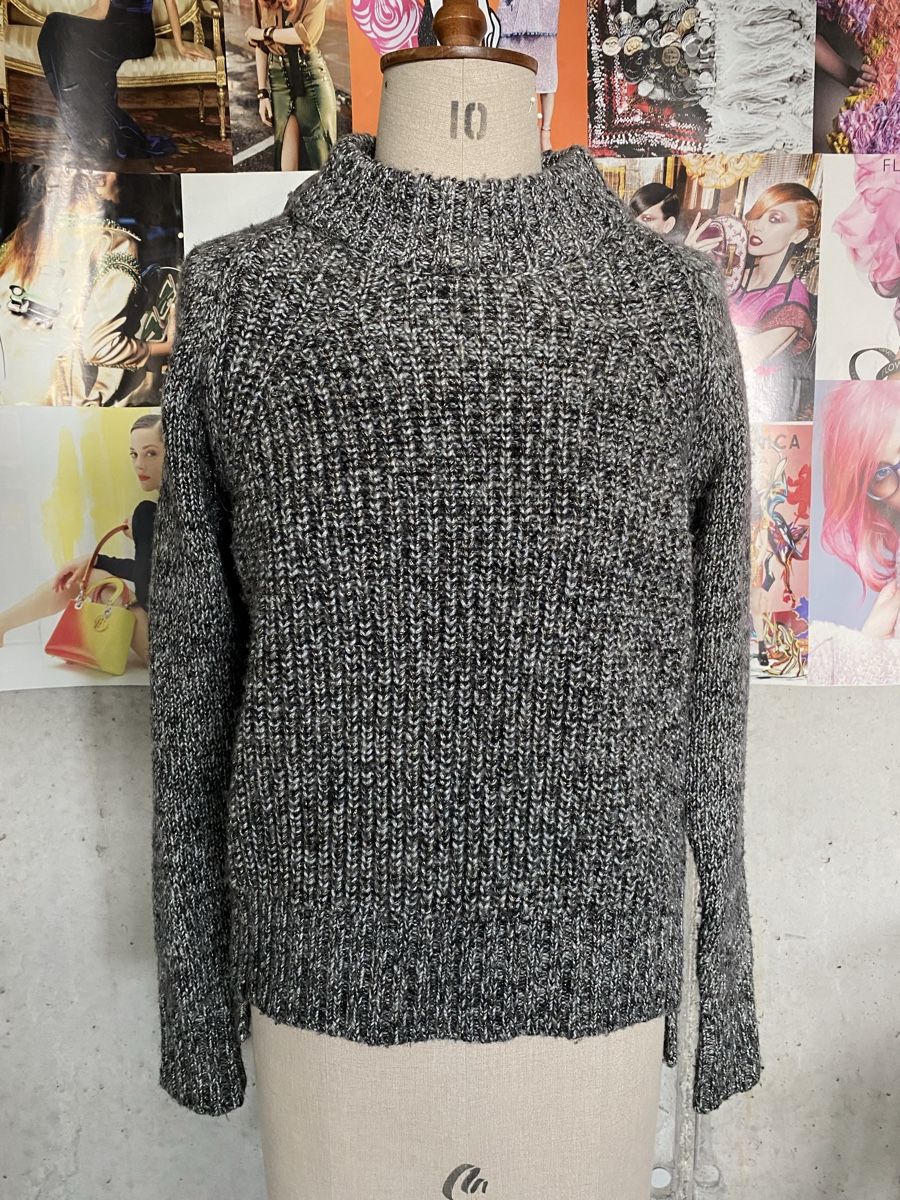 Patrizia Pepe Maglioni & Felpe: Patrizia Pepe Pullover Jumper XS grau silber – Usato da Anglikon venduto da Couture-Shop