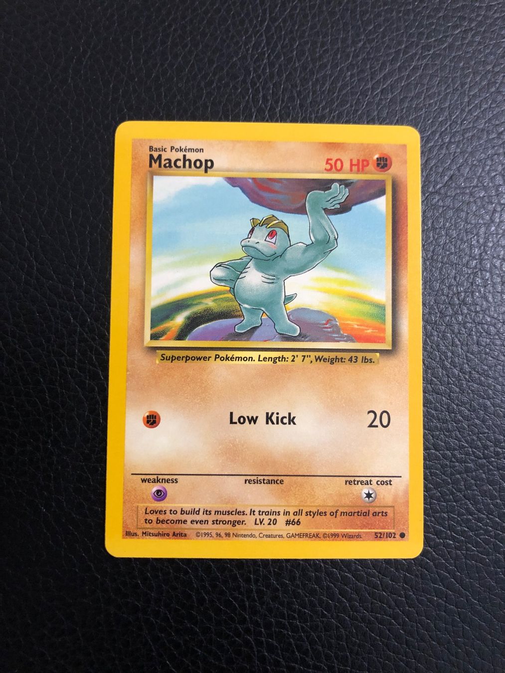 Pokémon Cartes à collectionner: Base Set Machop 52/102 Ab 1 – D'occasion à Paradiso par Pkmn10
