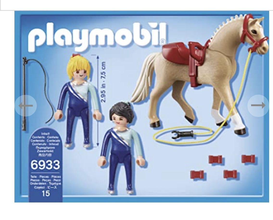 Playmobil Giocattoli: Playmobil Voltigier Set 6933 – Usato da Riedholz venduto da Elch121 1