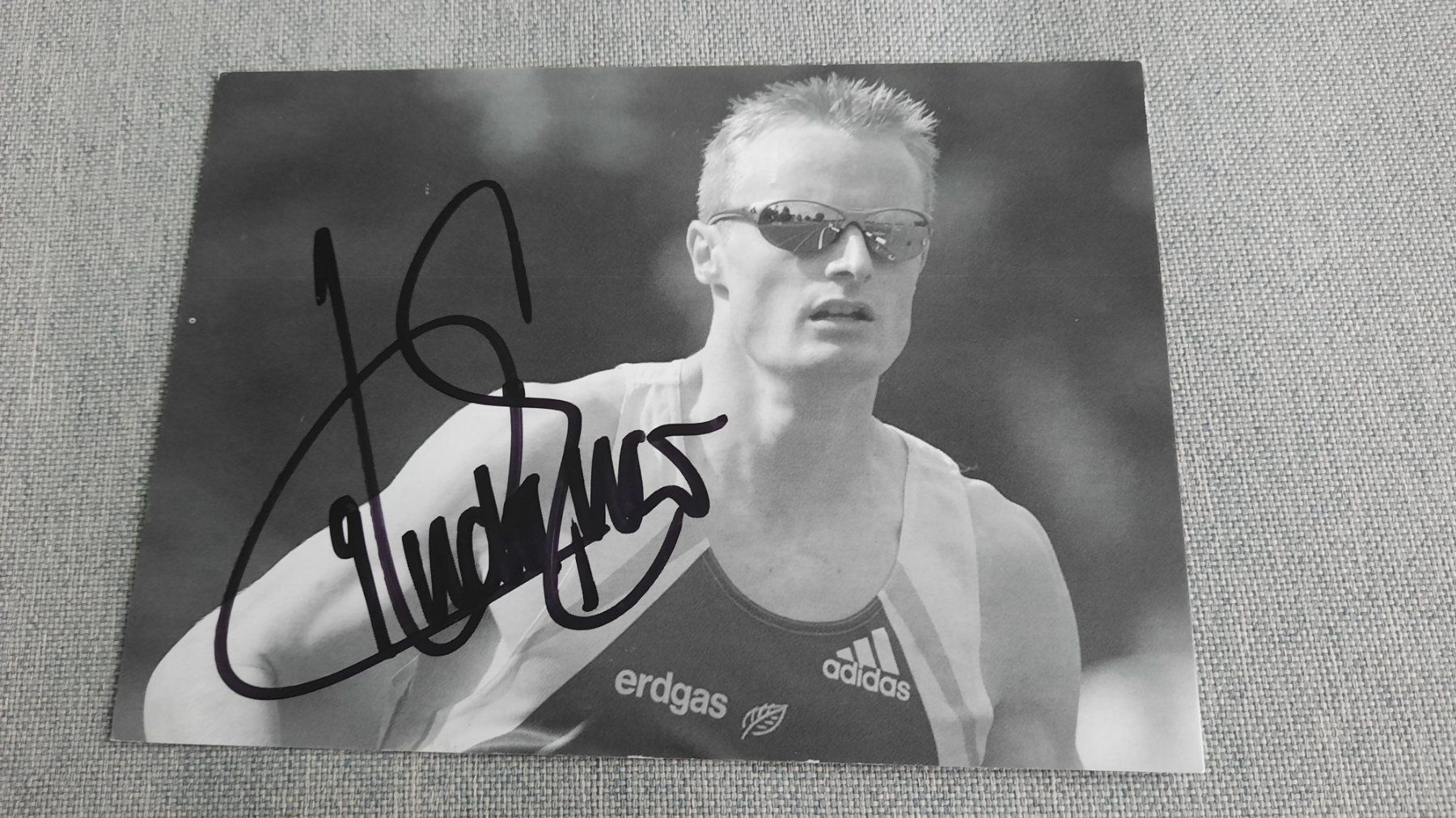 Autografi: Autogrammkarte Andre Bucher – Usato da Schmerikon venduto da Olympia04