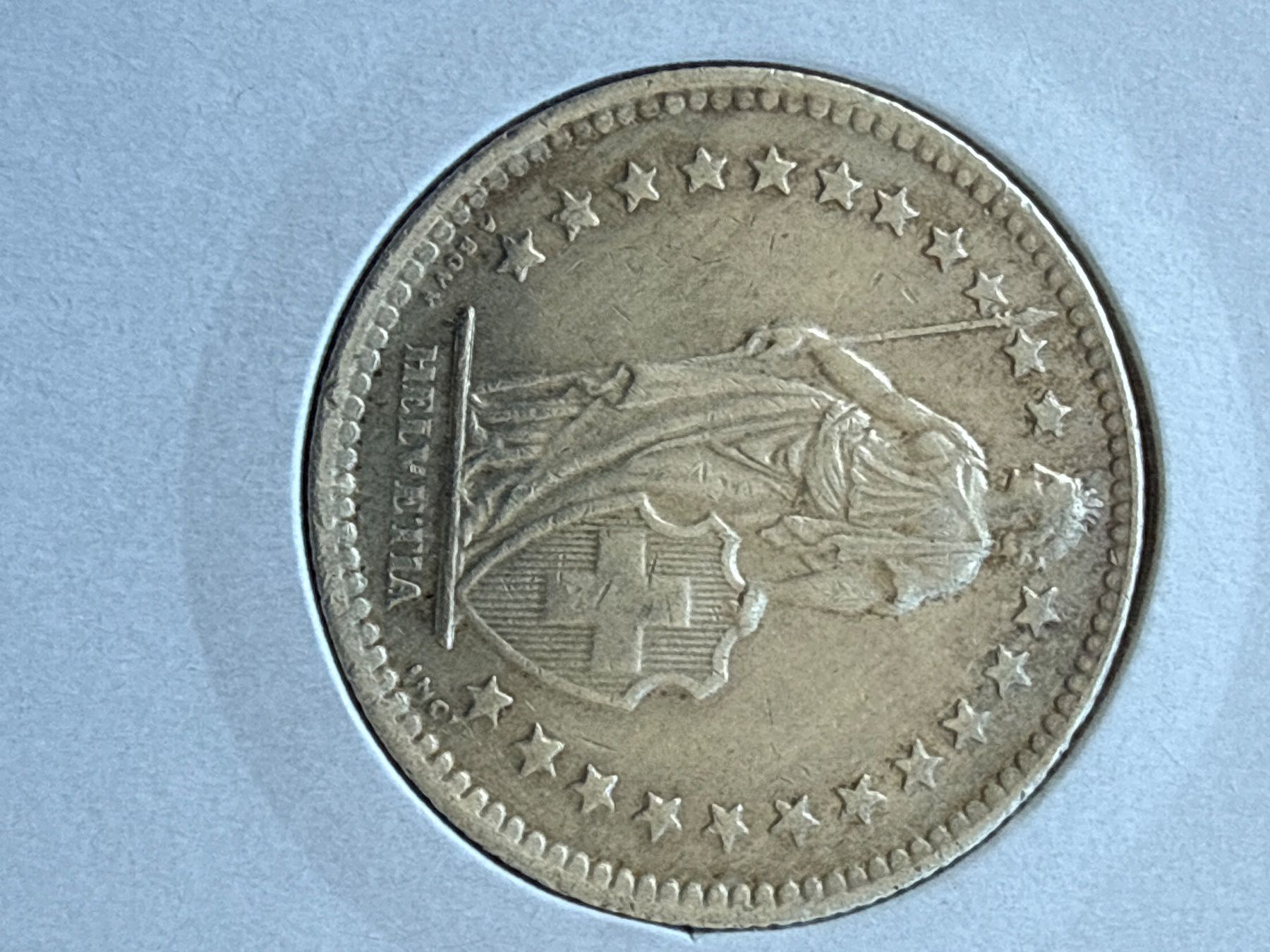 Tutti le monete: Swiss 2 francs 1963 Silver Coin – Usato da Pully venduto da ta571 2