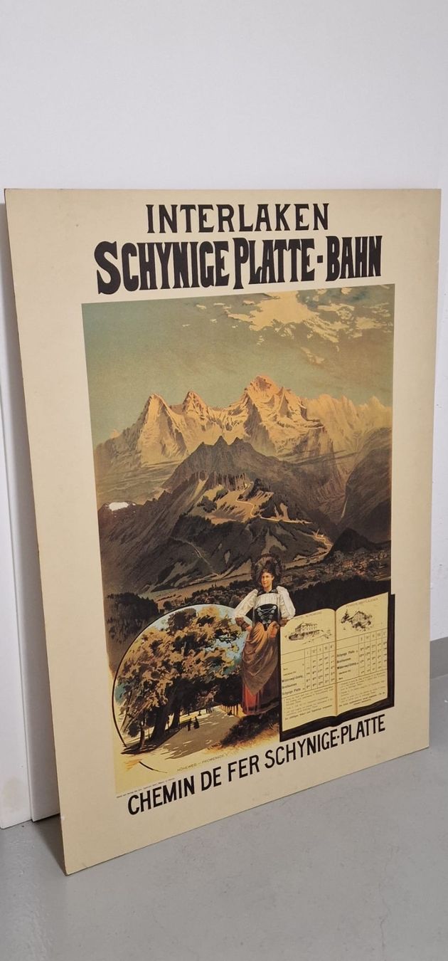 Foto & Immagini: Kunstdruck Schynige Platte Bahn – Usato da Belp venduto da mikemaru