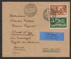 1926 : Flugpost Brief nach Marokko