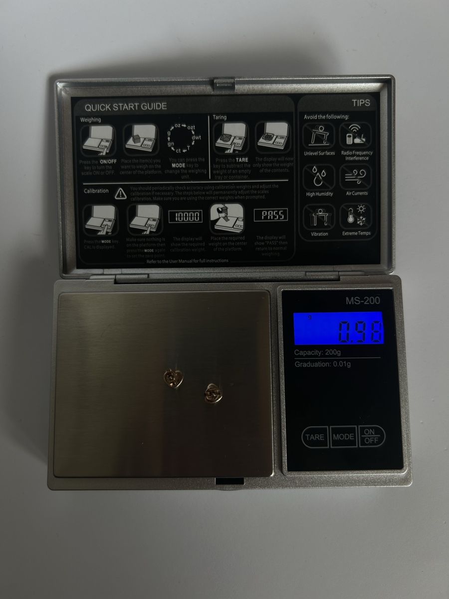 Ohrringe & -stecker: Sterling Silber Herz Ohrringe – Gebraucht aus Bern von Ilikebluegems 3