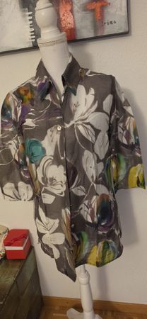 COUTURE LINE Sommerbluse, Gr. 36 , Baumwolle & Seide, Top!