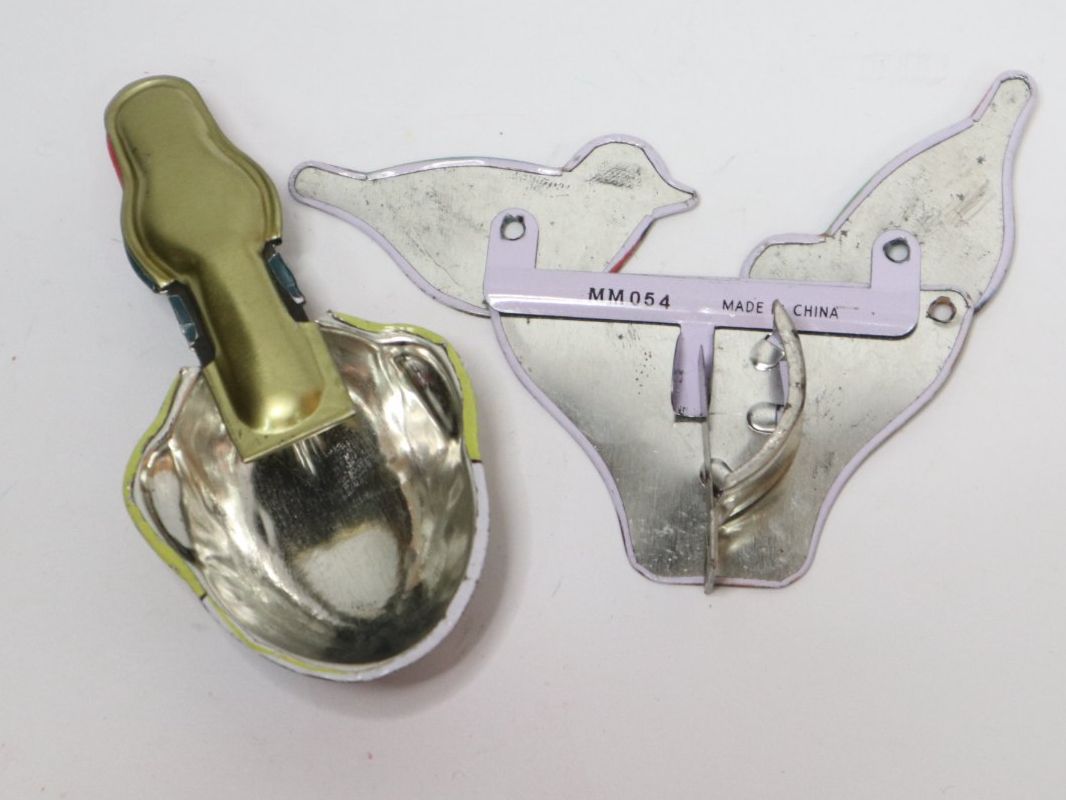 Giocattoli: 2x Blech Knackfrosch Ente + Vogel Nest – Nuovo (secondo la descrizione) da Eschenbach SG venduto da Astalavista 2