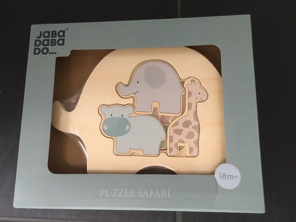 Puzzle Safari mit Tiermotiven Jabadabado Holz neu | Kaufen auf Ricardo