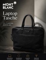 MONTBLANC TASCHE LAPTOP MESSENGER AKTENTASCHE LEDER UNISEX