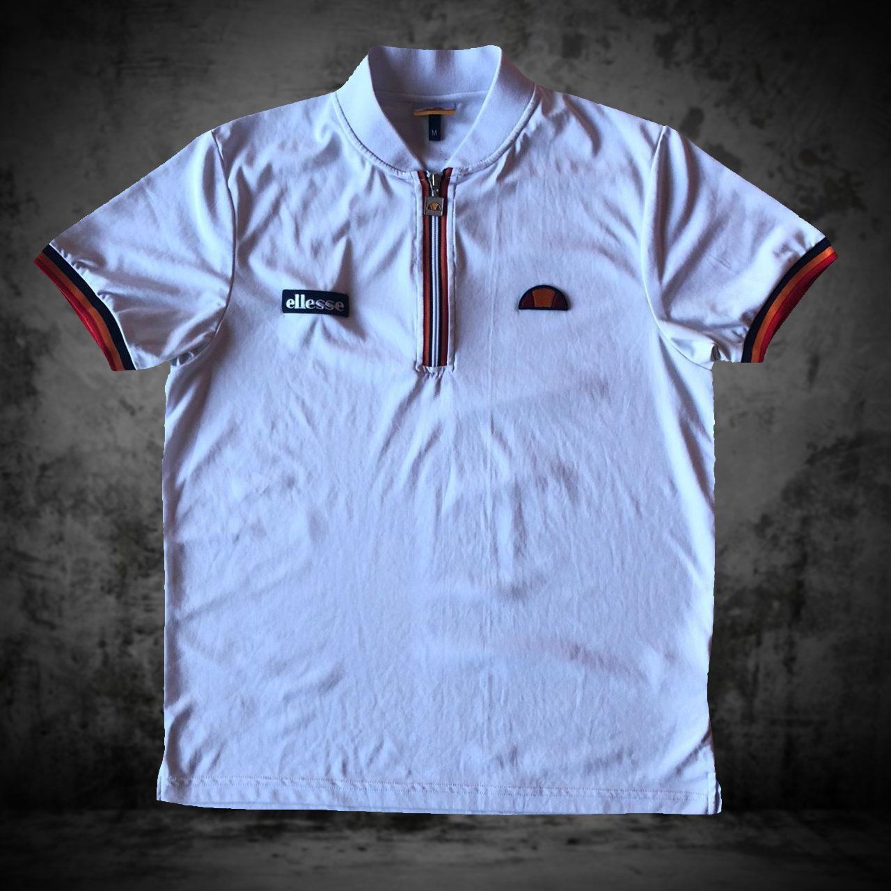 Ellesse Canottiere & Pantaloni: Jersey Ellesse Cycling White Men M – Usato da Genève venduto da ang_7j7j 1