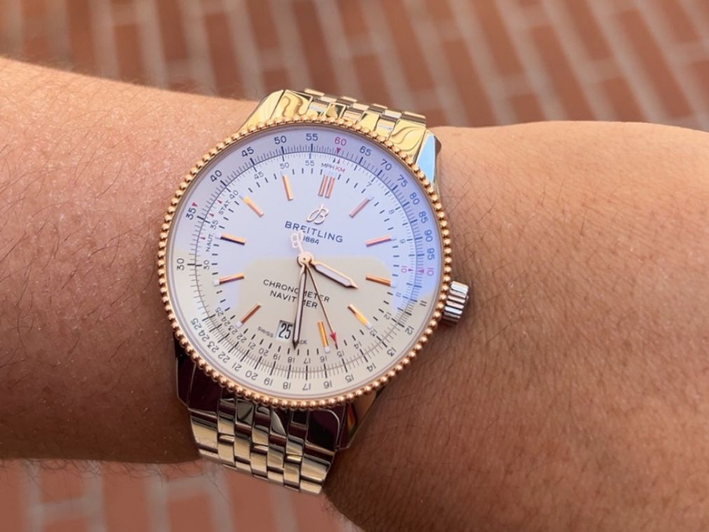 Breitling Orologi: Breitling Navitimer Gold Bezel Full Set U17326 – Usato da Derendingen venduto da MDPshopandmore 1