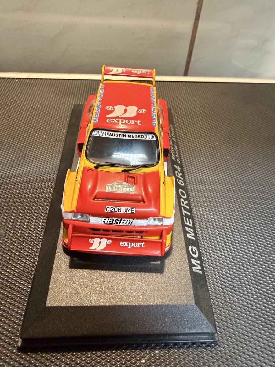 MG Modellautos: MG Metro 6R4 1986. 1/43 – Gebraucht aus Versoix von Jeannot57 1