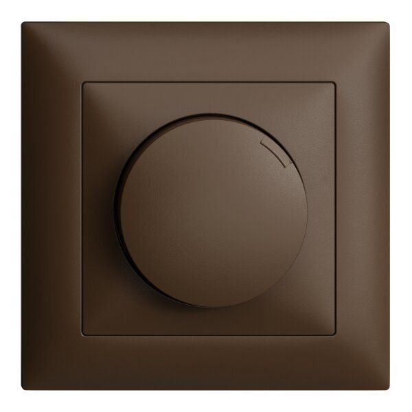 UP LED-Universal-Drehdimmer EDIZIOdue, 4...200 W/VA coffee (Neu und ...