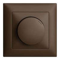 UP LED-Universal-Drehdimmer EDIZIOdue, 4...200 W/VA coffee