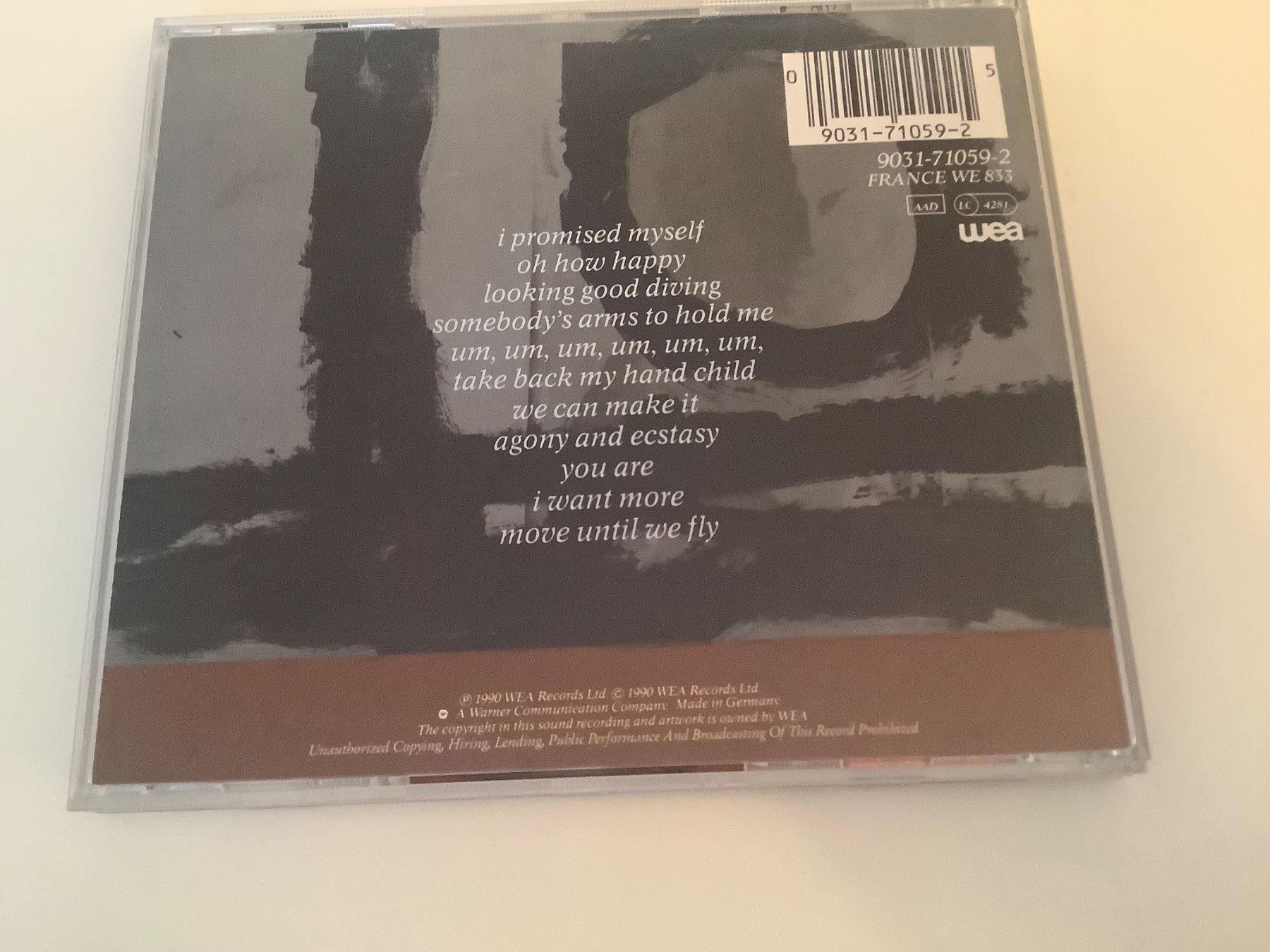 CD: Nick Kamen / move until we fly / 1990 – Usato da Dübendorf venduto da Shreck 1