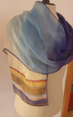 Foulard Seidenchiffon Fisba-Stoffels