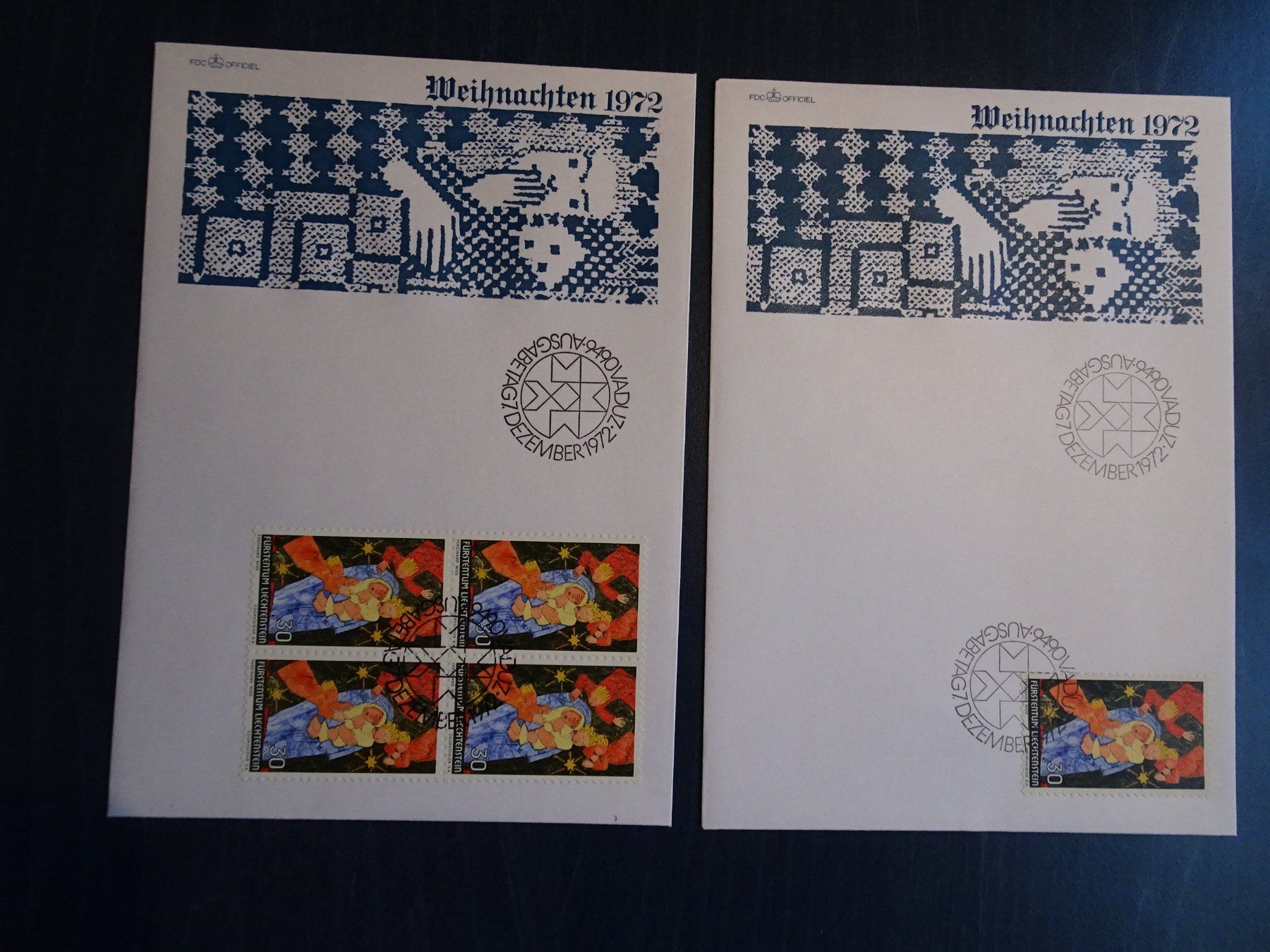 Tous les timbres: FDC 1972 – Neuf (Voir description) à Aadorf par Chnorli-Furz