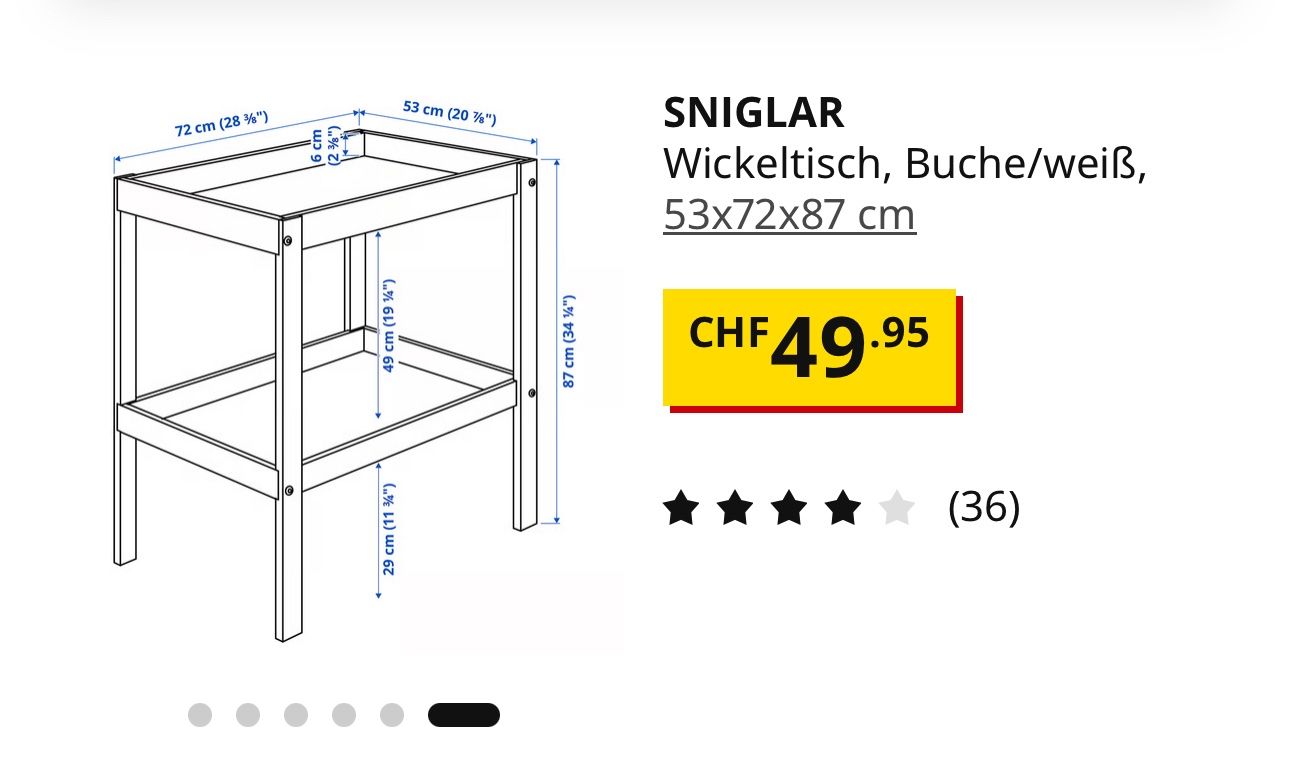 Ikea Fasciatoi & Accessori: Wickeltisch IKEA – Usato da Suhr venduto da jan_pv7n 2
