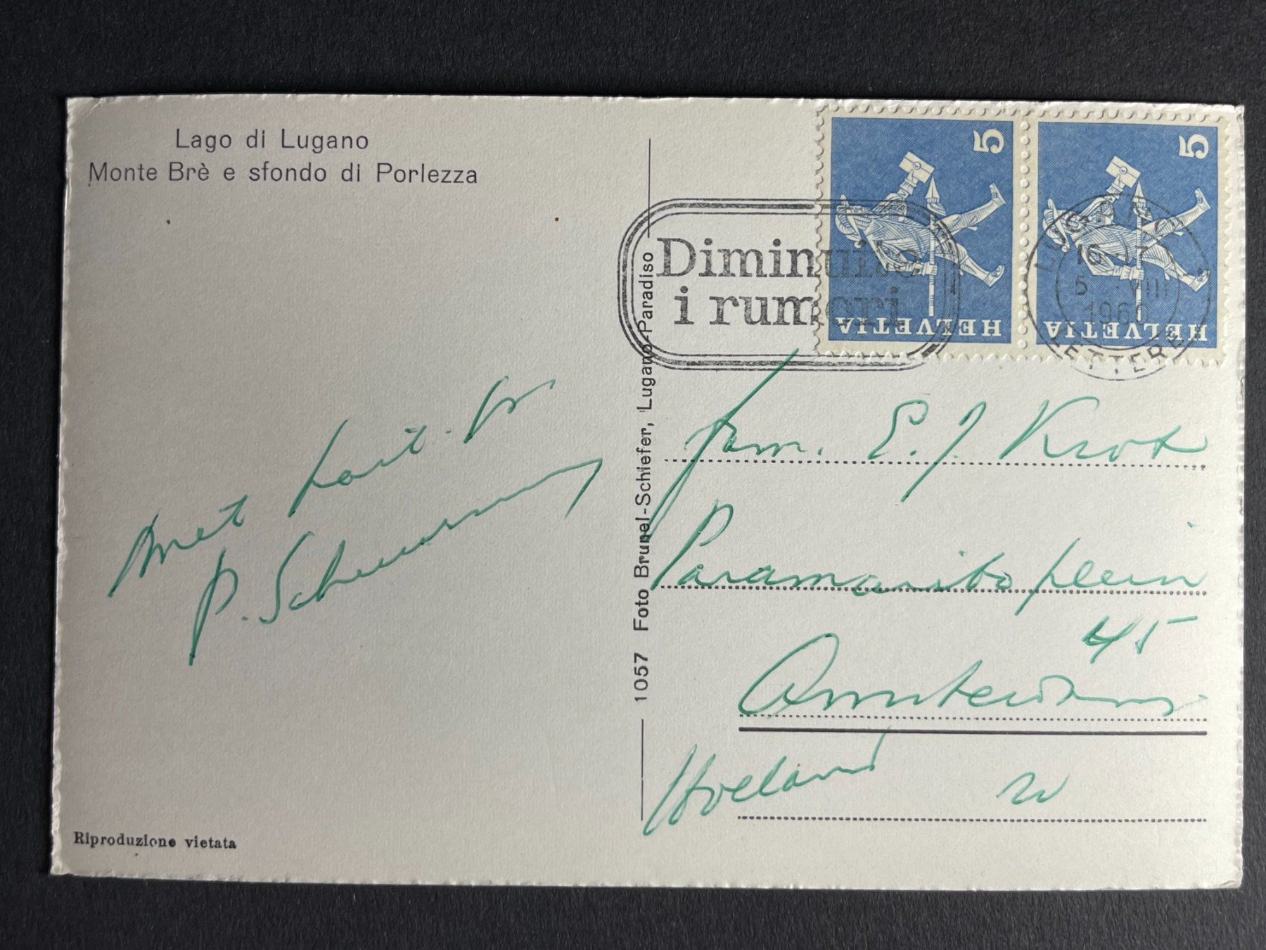 Cartoline postali: Lago di Lugano – Usato da Steg VS venduto da danwer74 1