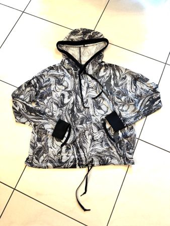 WIE NEU: Victoria Secret Sport Hoodie - Gr. M schwarz/weiss