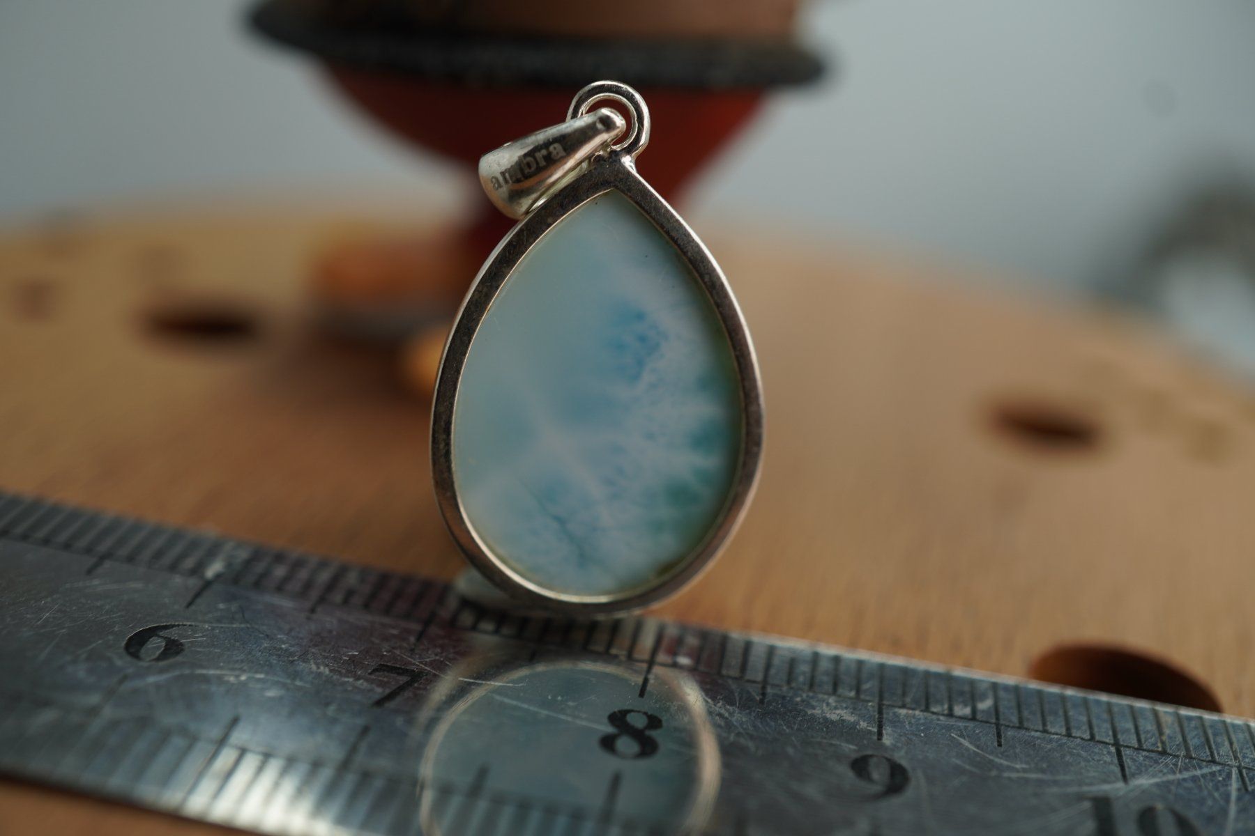 Minerali & Pietre curative: Larimar  925 Silber  22/16mm   Anhänger  "TOPSTONE" – Nuovo e nell'imballaggio originale da Eschenbach SG venduto da topstone 6