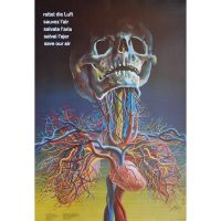 Originalplakat von Hans Erni – Rettet die Luft (1985)
