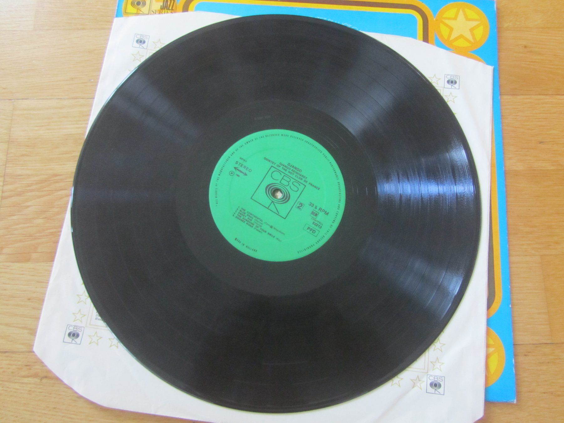 Dischi in vinile: Django Reinhardt Schallplatte - CBS Jazz Series – Usato da Seengen venduto da mikelele 2