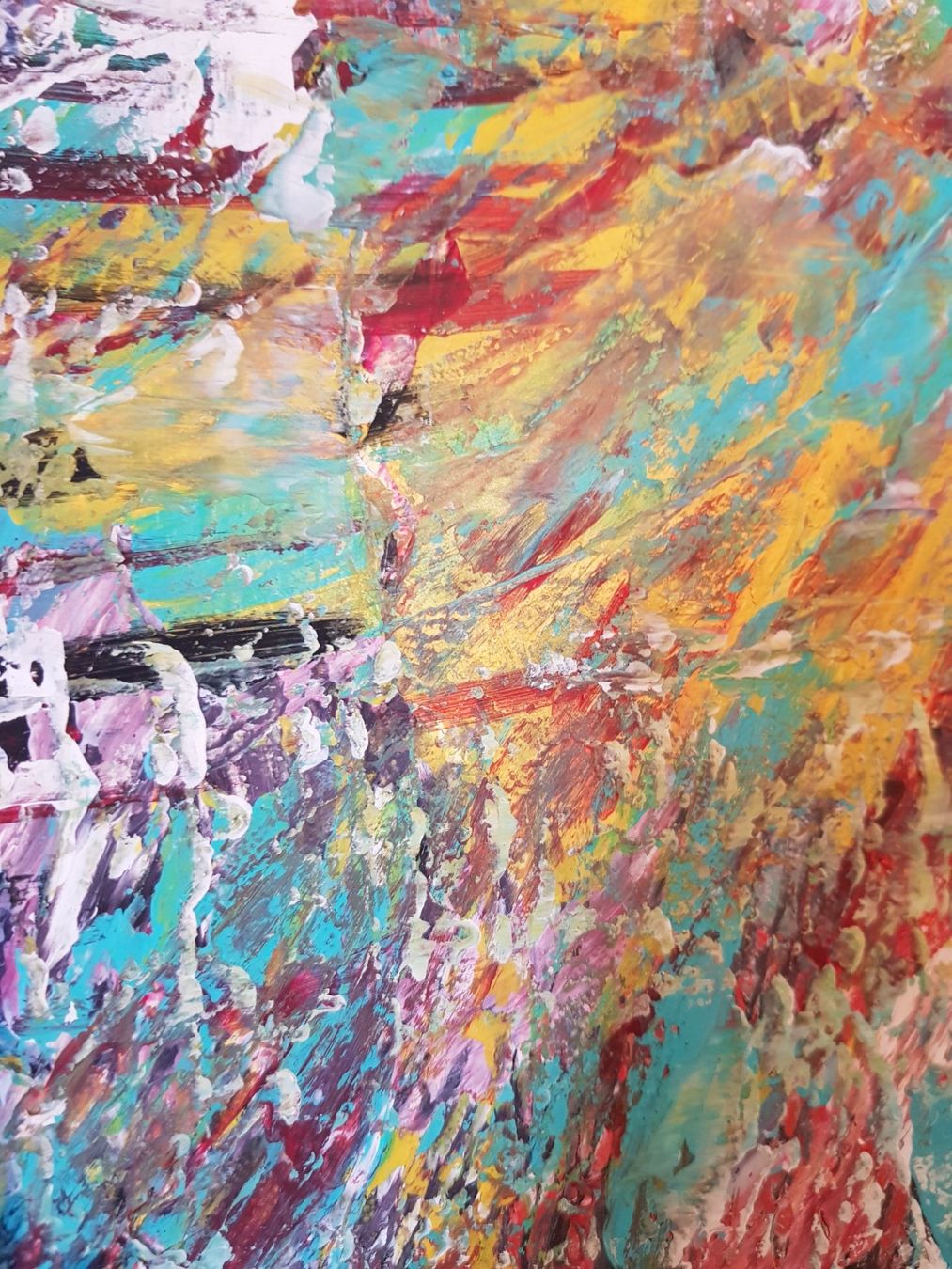 Gemälde: Painting: "Abnormal Normality", 50 x 50 cm canvas box frame – Neu und originalverpackt aus Turbenthal von viw_48fr 2
