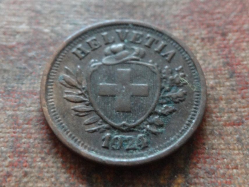 Alle Münzen: 1 Rp. 1924   (E) – Gebraucht aus Romanel-sur-Lausanne von Swift13