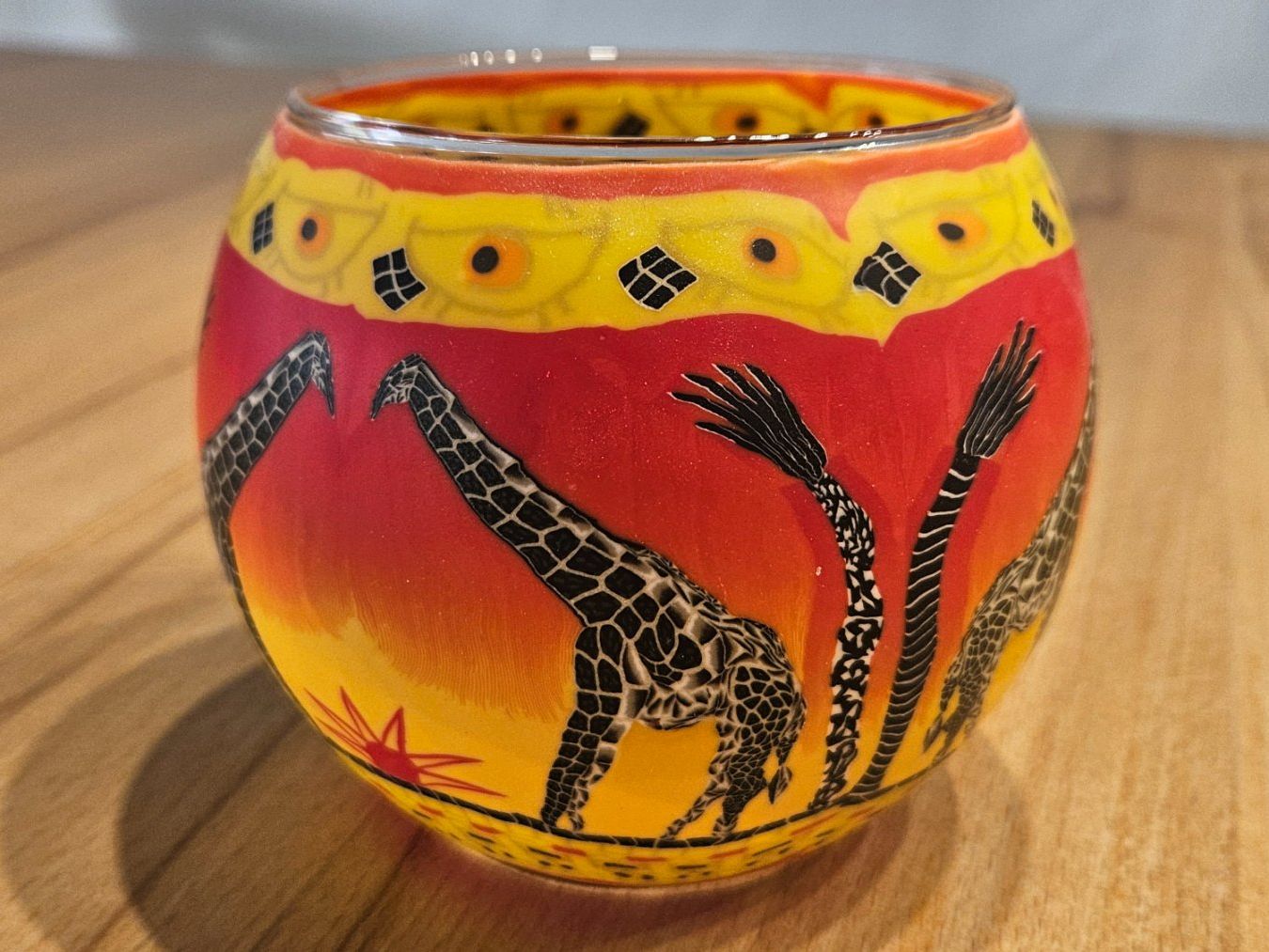 Portacandele: Teelicht, Windlicht mit Giraffendekor – Usato da Jona venduto da ASMARADO