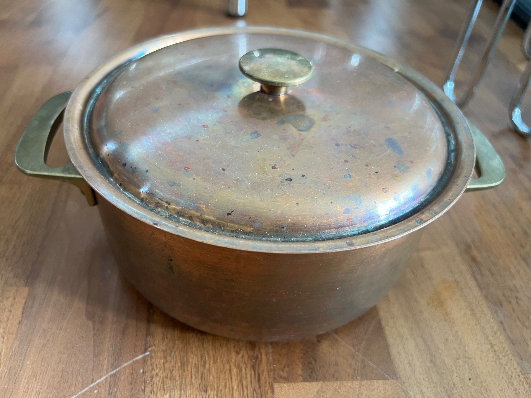 Sigg Pentole: Sigg Kupfer Inox Messing Topf mit Deckel – Usato da Jona venduto da Sariksa 1
