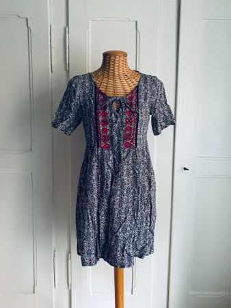 EVEN & ODD - Ethno Kleid gemustert S