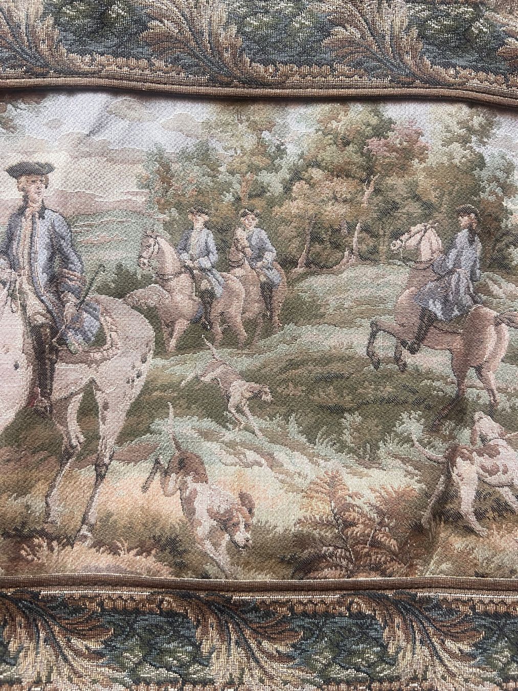 Dipinti: Vintage tapestry hunting scene – Nuovo (secondo la descrizione) da Lausanne venduto da NYC67 3